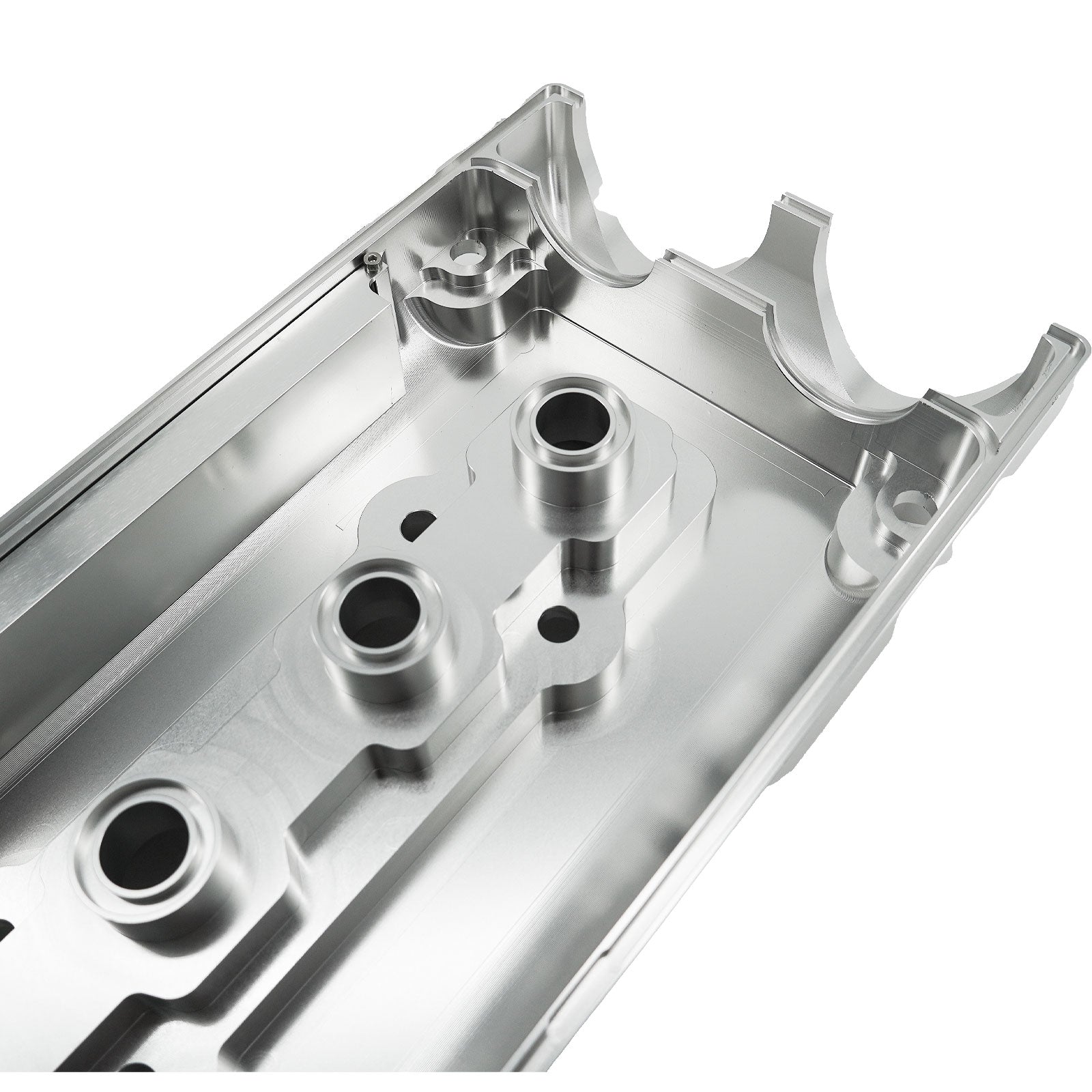 Billet B Series Vented Valve Cover Baffle B16 B18 AN10 For Honda Acura DOHC Vtec