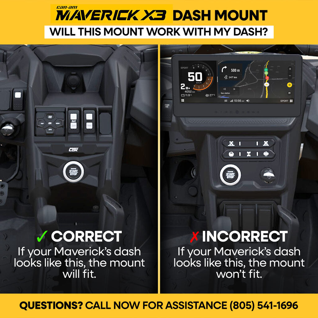 Can-Am Maverick X3 Complete Communication Kit with Bluetooth Intercom and 2-Way Radio