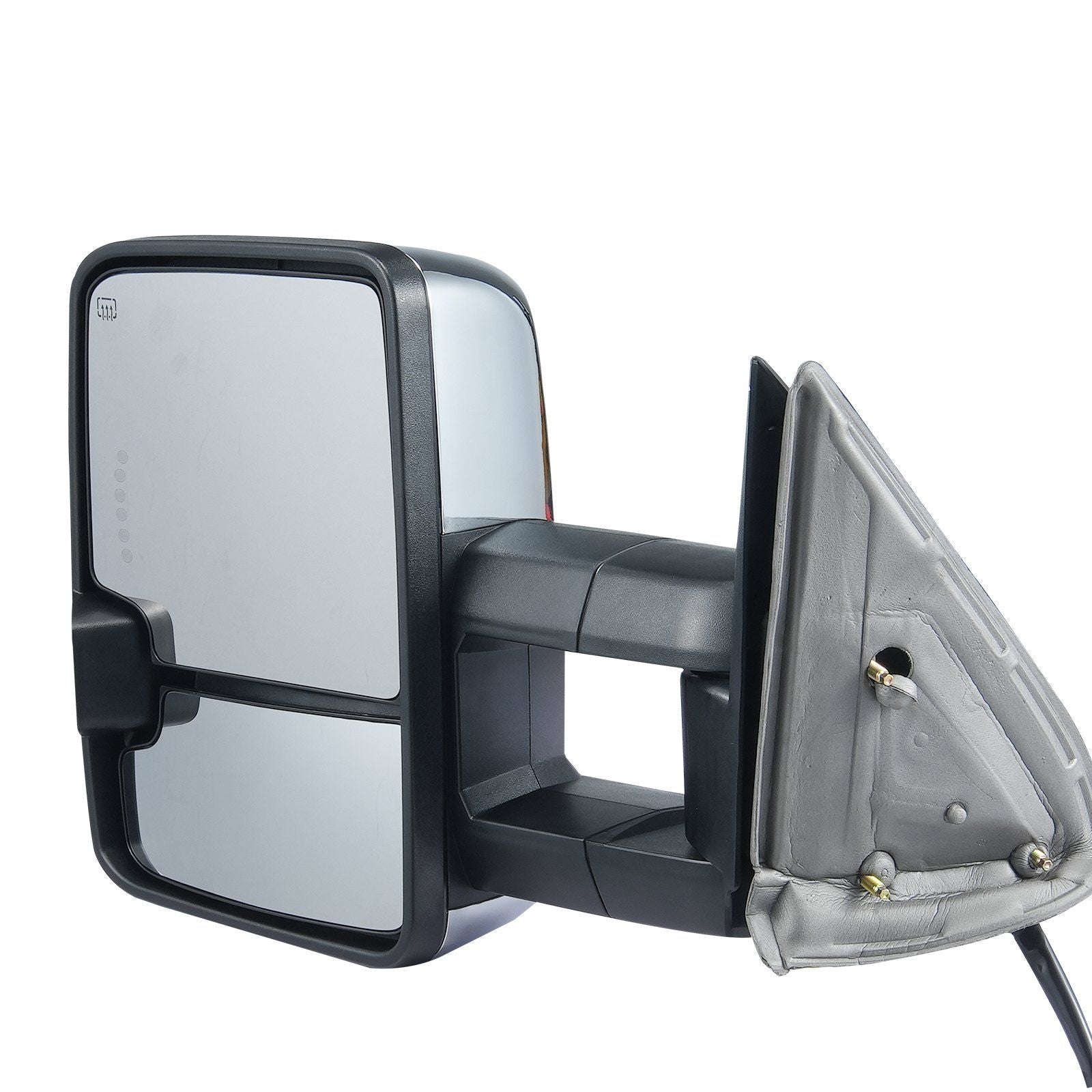 VEVOR Towing Mirrors, Left & Right Pair Set for Chevrolet Silverado (2003-2007)/GMC/Cadillac, Power Heated Tow Mirror with Signa