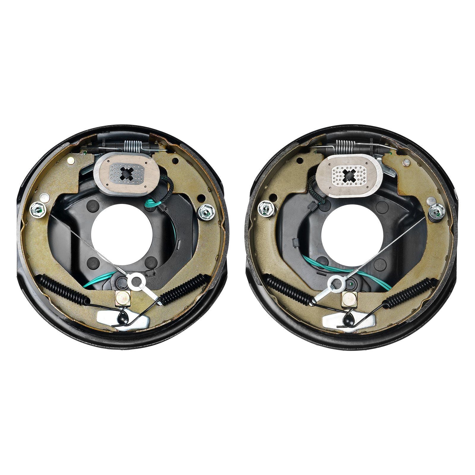 VEVOR Electric Trailer Brake Assembly, 10'' x 2.25'', 1 Pair Self-Adjusting Electric Brakes Kit for 3500 lbs Axle, 4-Hole Mounti