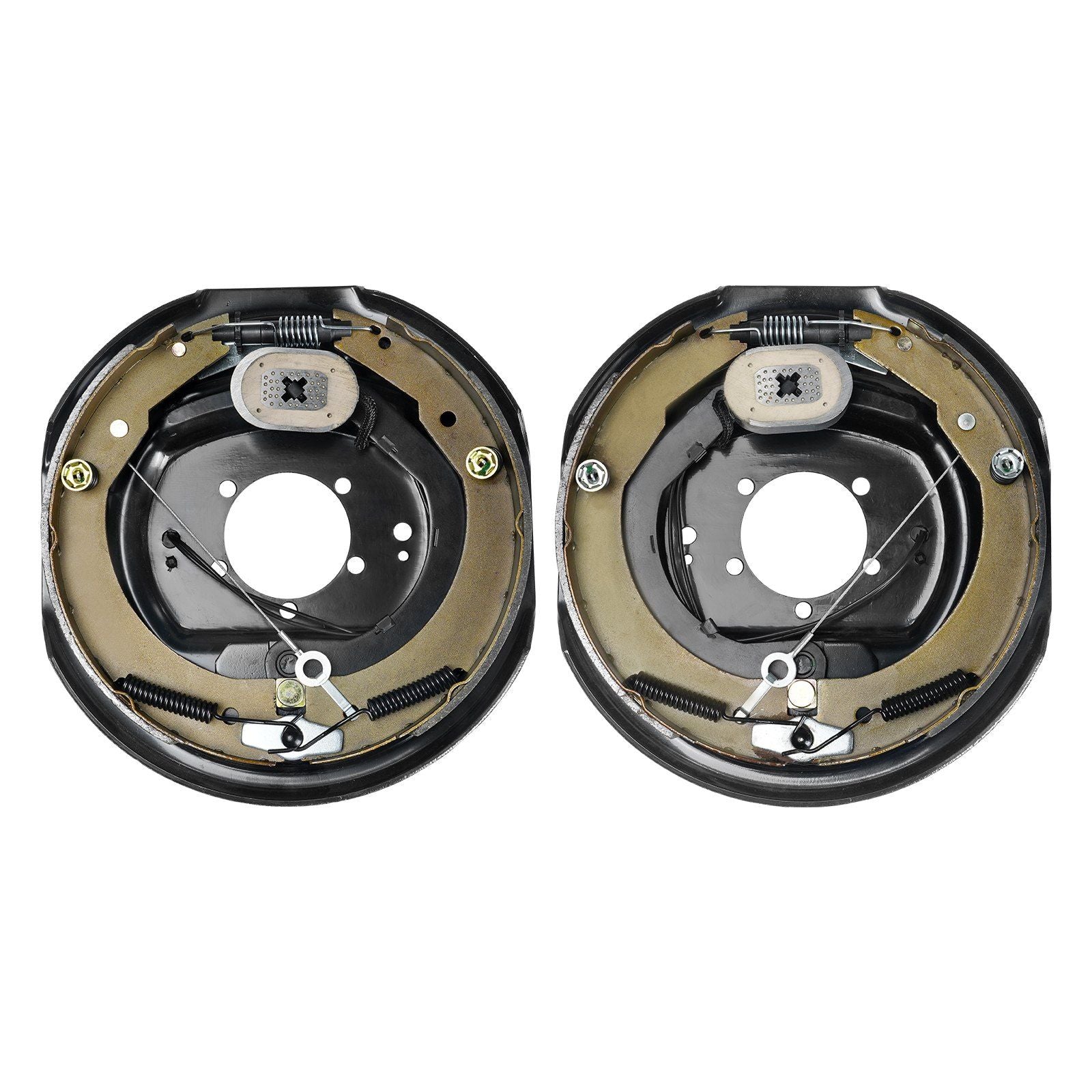 VEVOR Electric Trailer Brake Assembly, 12'' x 2'', 1 Pair Self-Adjusting Electric Brakes Kit for 7000 lbs Axle, 5-Hole Mounting,