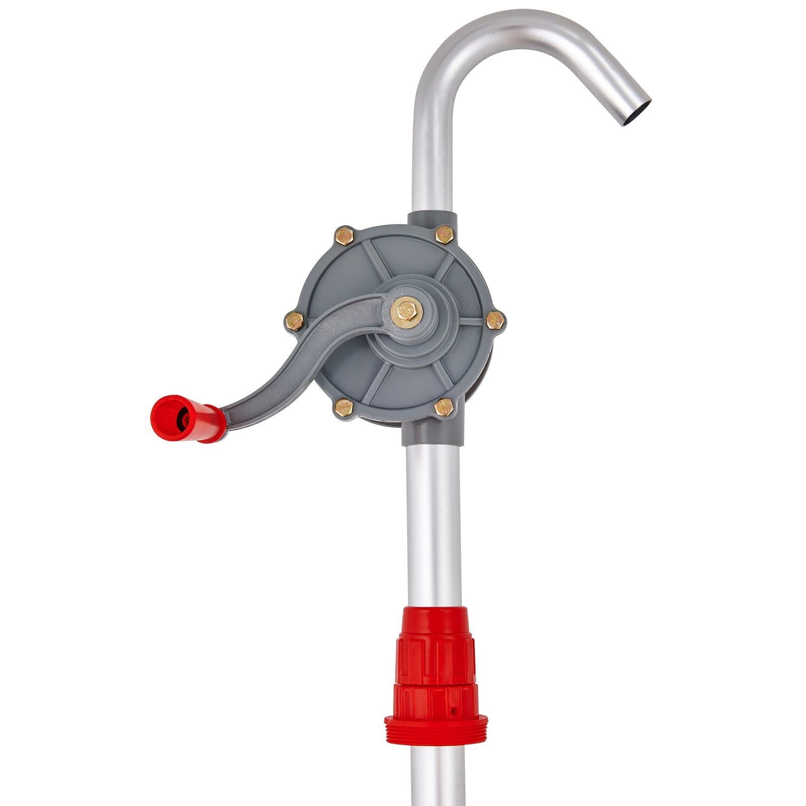 VEVOR Drum Pump, 6 GPM Flow, Rotary Barrel Pump Hand Crank, Fits 5 to 55 Gallon Drums with 3-Section Suction Tube Assembly and H