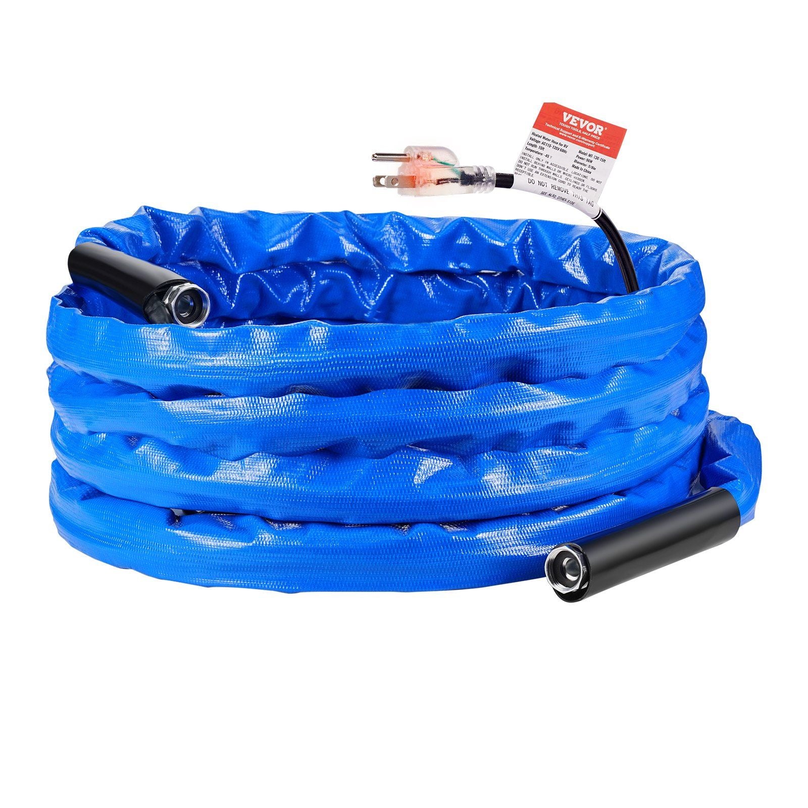 VEVOR 30ft Heated Water Hose for RV -45F Antifreeze Heated Drinking Water Hose