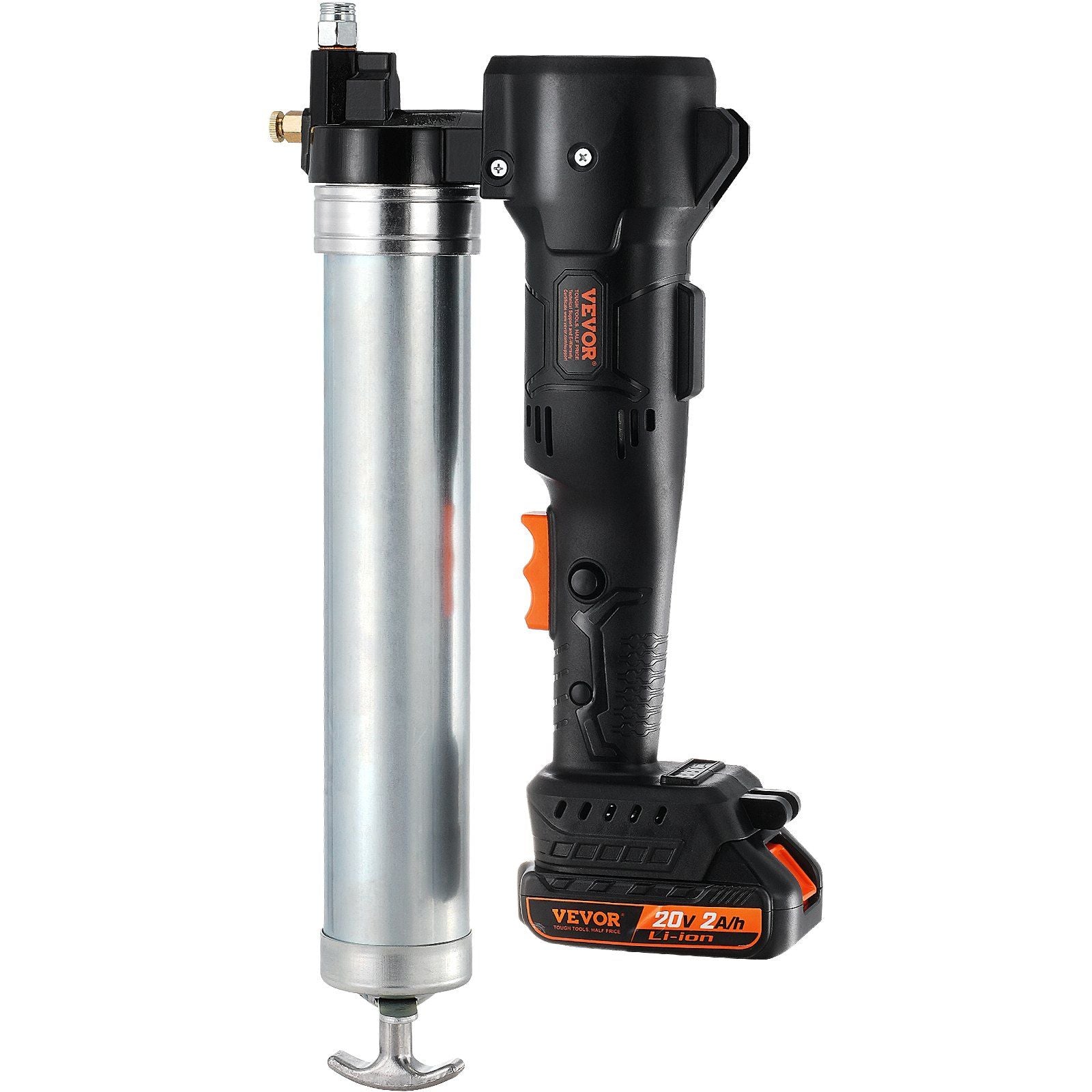 VEVOR Cordless Grease Gun, 20-Volt, 10,000 PSI, 39'' Long Hose, Electric Grease Gun Kit Professional High Pressure Battery Power