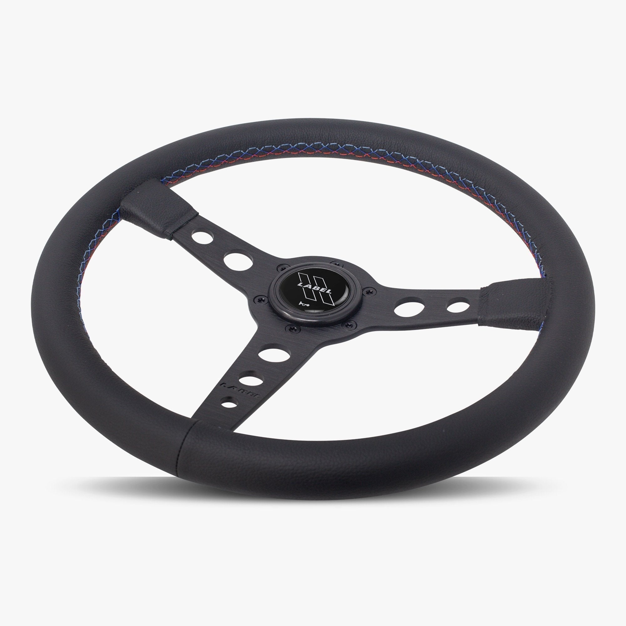 The Daytona | Black Leather | Black Spoke | Bavarian Stitch