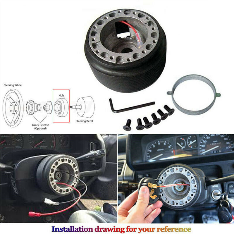 Rising Sun Steering Wheel + Hub Adapter for Toyota Chaser KE70 AE71 AE82 AE86 Supra Corolla