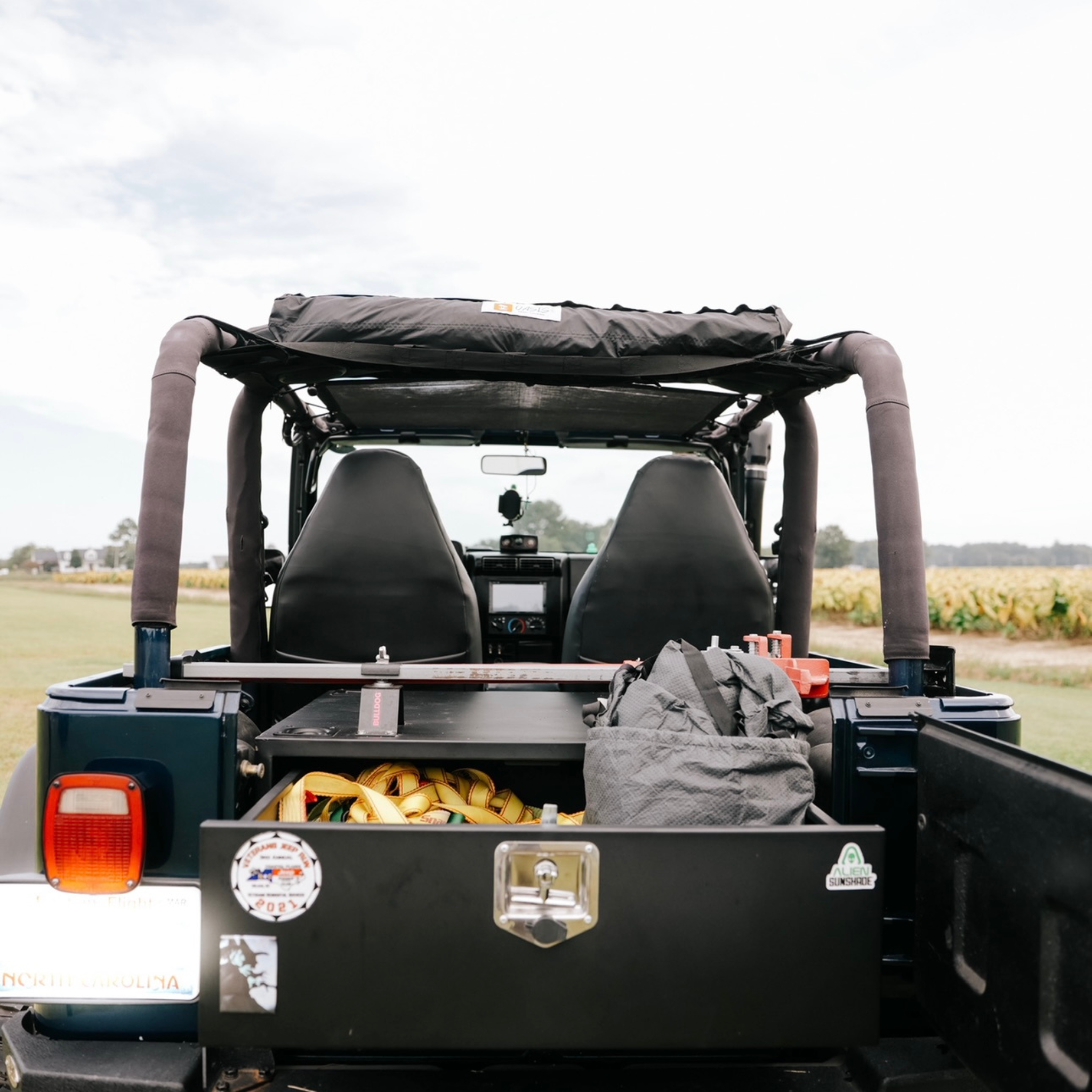 2-in-1 Jeep Wrangler TJ Trail Cover + Sun Shade