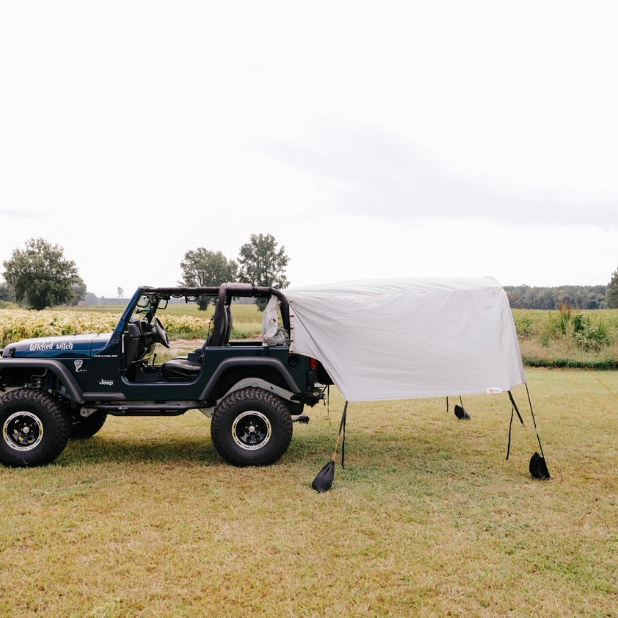 2-in-1 Jeep Wrangler TJ Trail Cover + Sun Shade