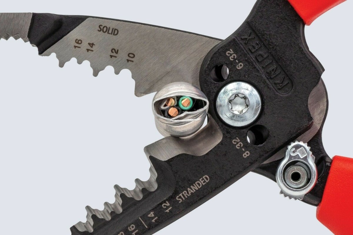 Knipex Forged Wire Strippers - 8 inch - 13 72 8