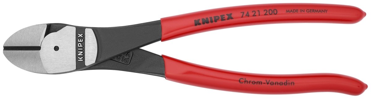 Knipex High Leverage Diagonal Cutters 8" 74 21 200