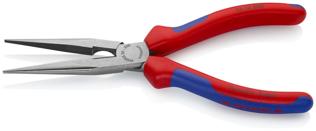 Knipex Long Nose Pliers With Side Cutter 8" 26 12 200