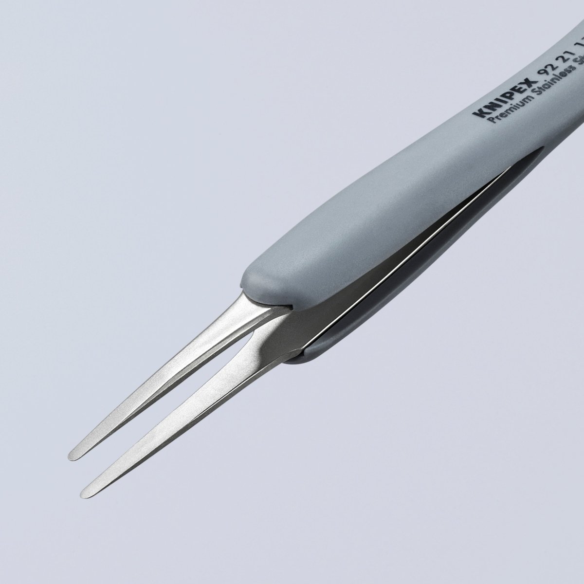 Knipex Stainless Steel Blunt End Tips Precision Tweezers ESD 4" 92 21 11 ESD