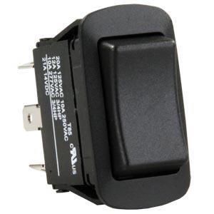 JR PRODUCTS 13835 Spdt On-Off-On Switch - Black