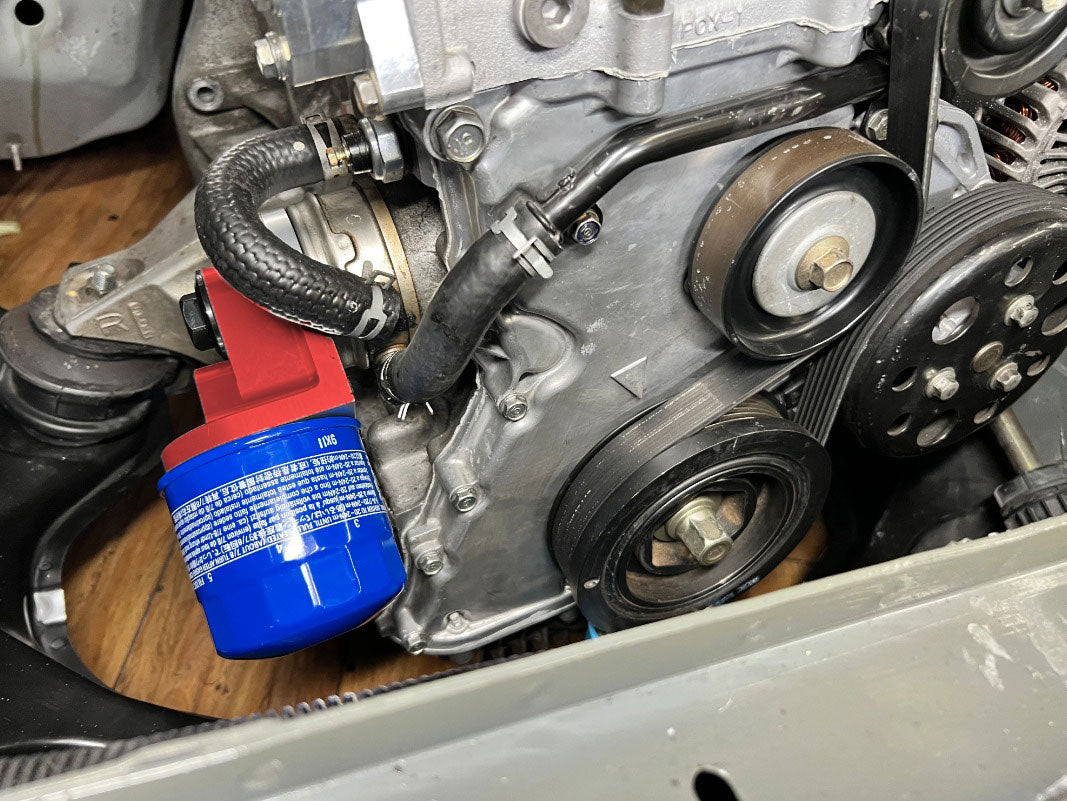 F Series F20 F22 F23 Oil Filter Relocation Adapter For Honda Acura EG EK Del Sol