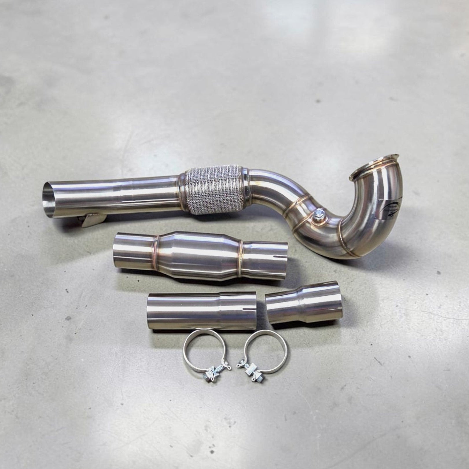 VW Golf MK7 & GTI Race Downpipe - 2.0T, 1.4T FWD (Premium Catless & Catted) | Palenon Performance