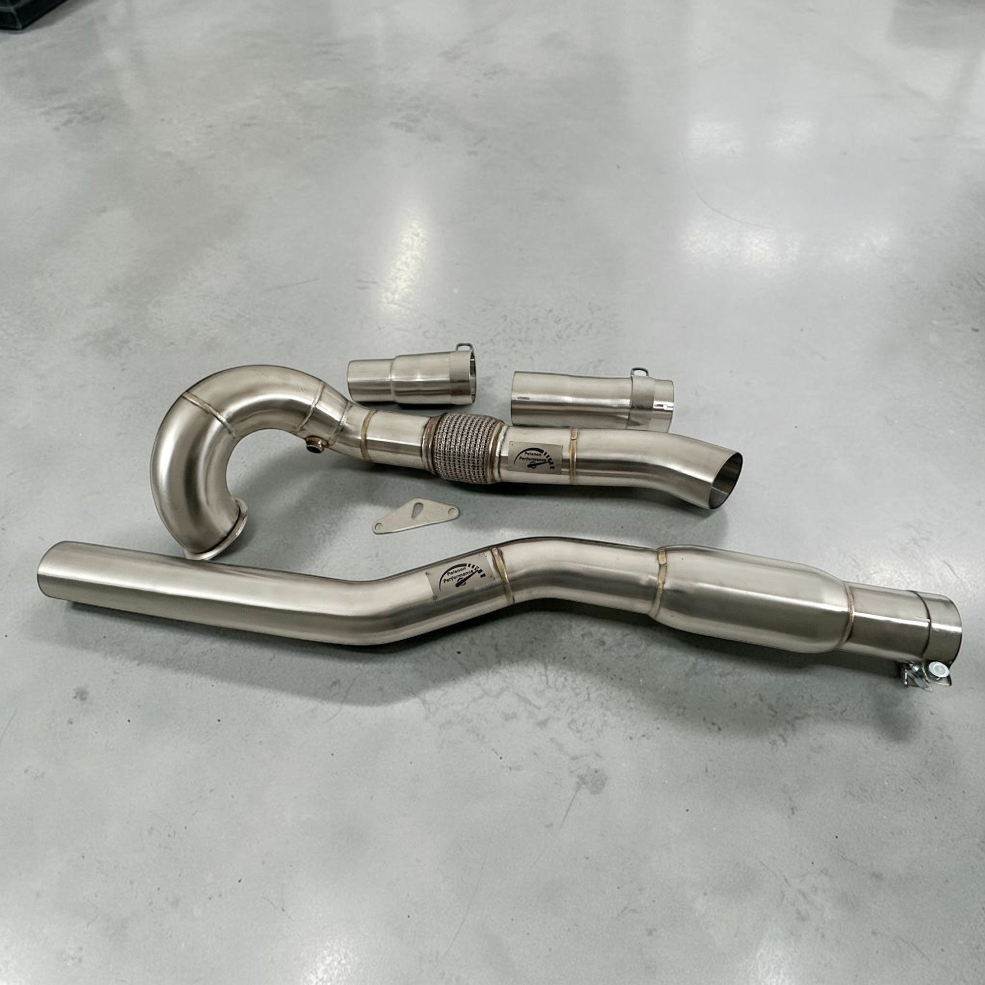 AWD VW MK7 Golf R Race Downpipe - 2.0T (Premium Catless and Catted) | Palenon Performance