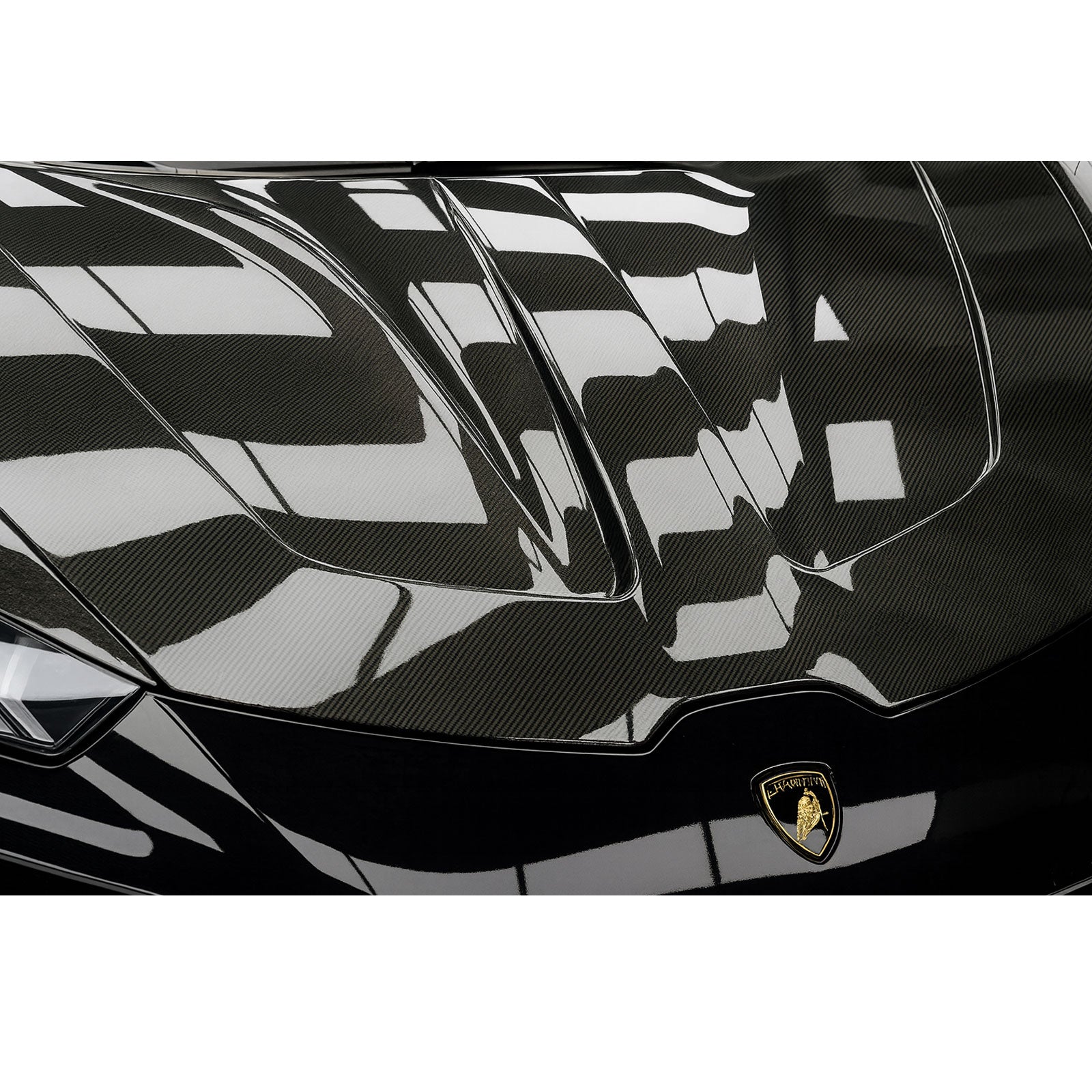 P Style Dry Carbon Fiber Front Bonnet Hood for Lamborghini Huracan LP580 LP610 EVO