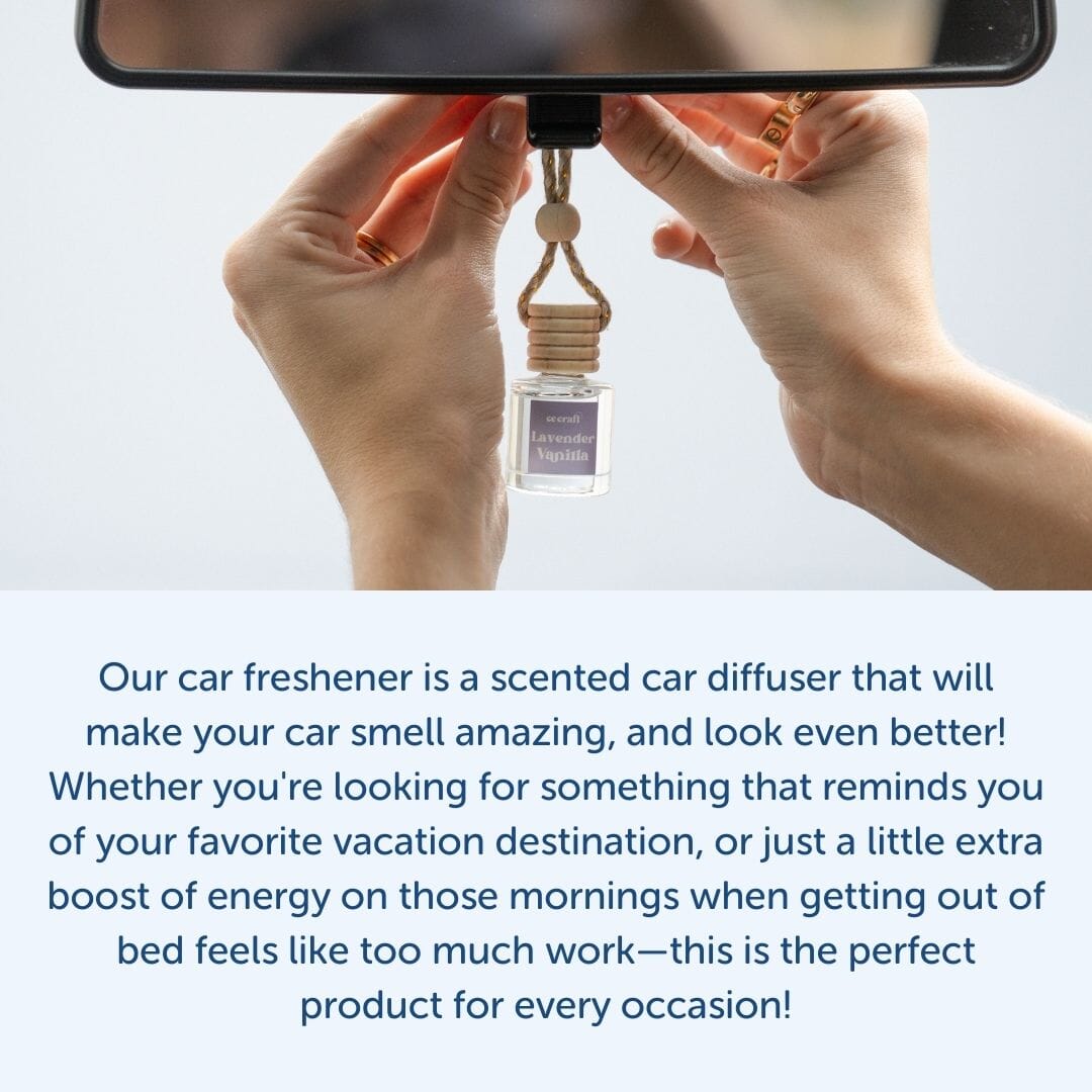 Pistachio & Salted Caramel Scented Car Freshener