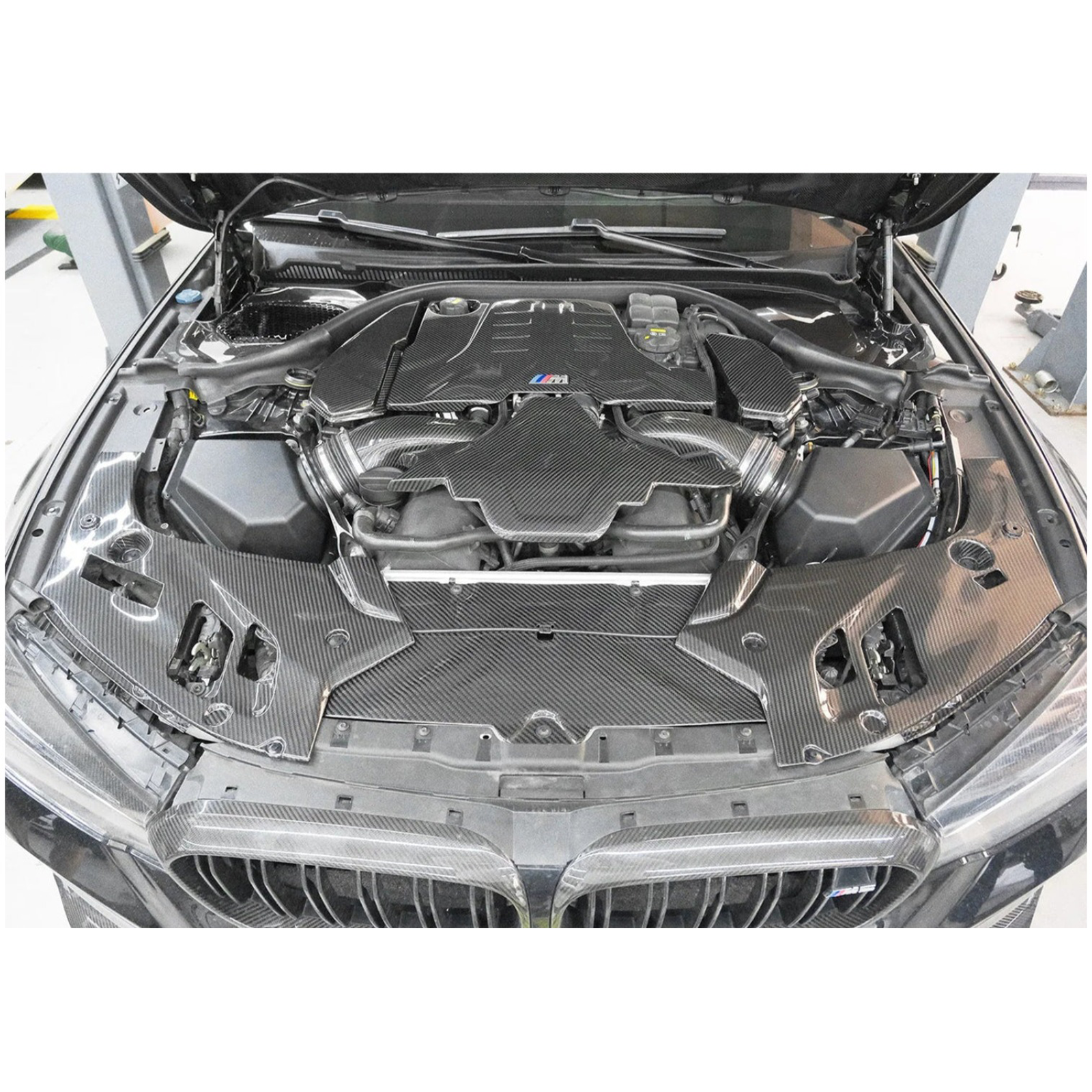 Carbon Fiber Coolant Shroud Cover for BMW F90 M5