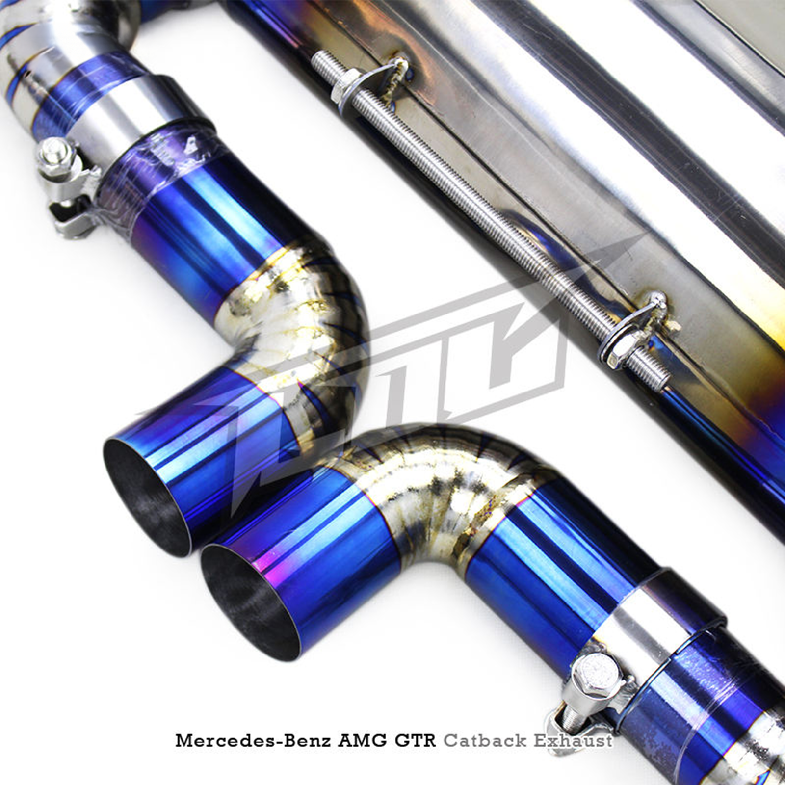 Titanium Valved Catback Exhaust System for Mercedes Benz AMG GT R C190 4.0T