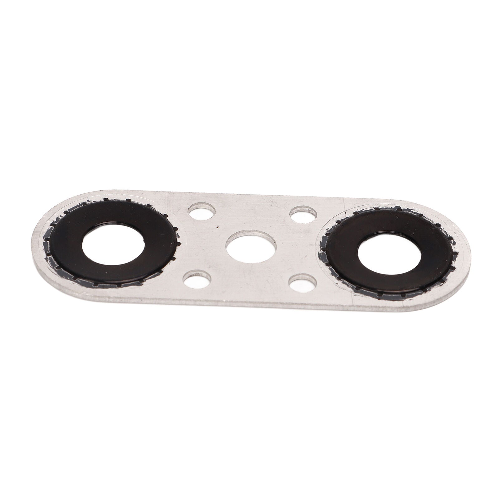 Transmission Cooler Line Adapter Plate with Gasket and 6AN Fittings Compatible with 6L80E 6L90E 8L90E Oil Seal Line Connector for Braided Hose Set