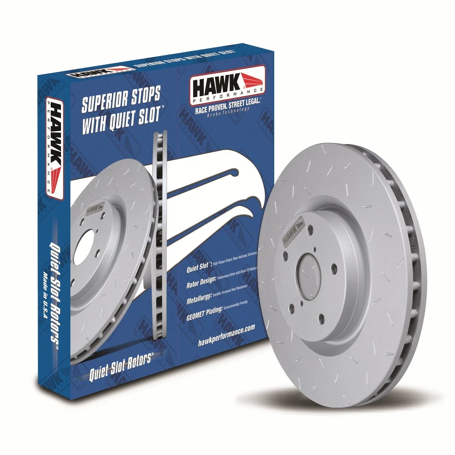 Hawk Quiet Slot Rotor hus525