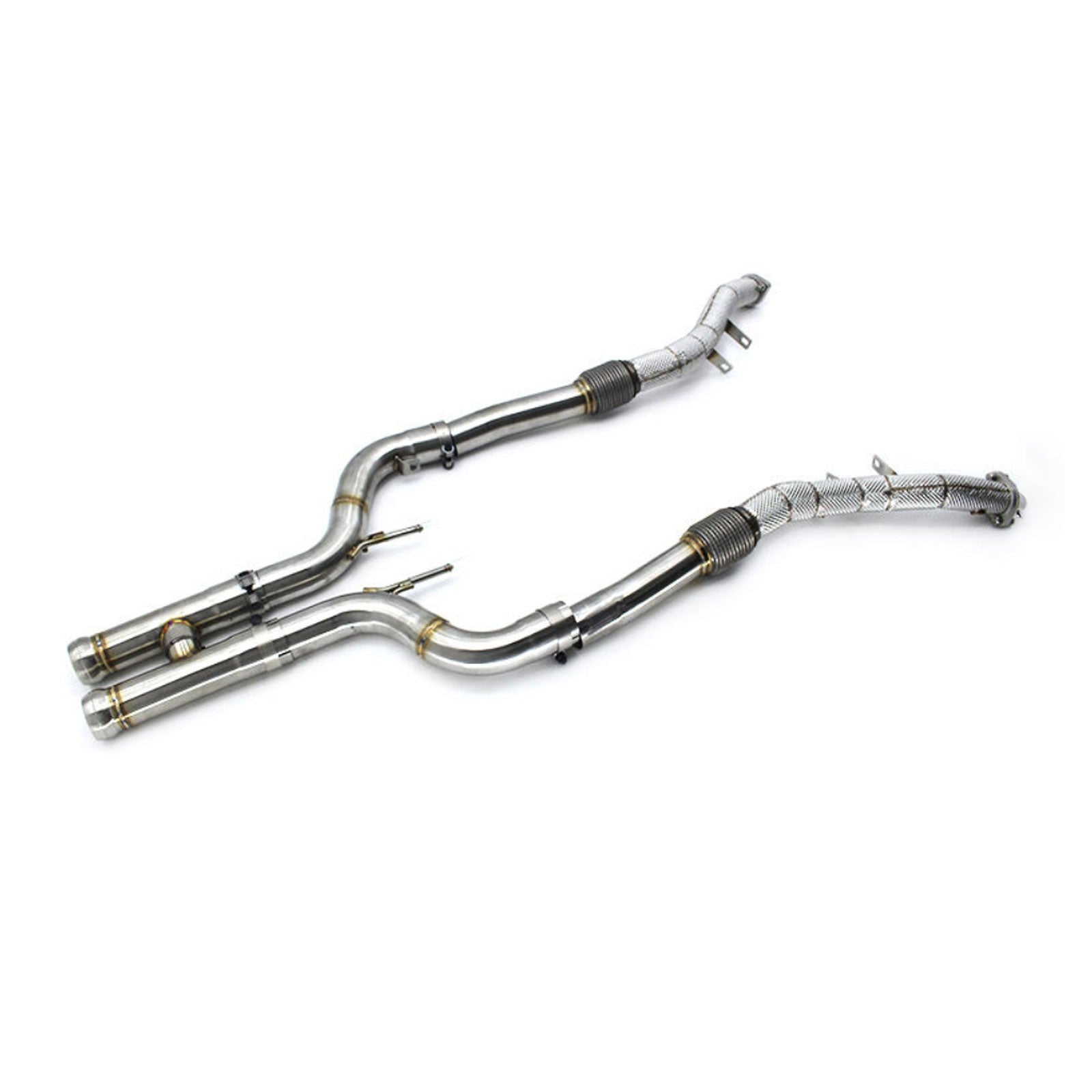 High Flow Catted Stainless Steel Downpipe for Mercedes Benz S560 S580 4.0T