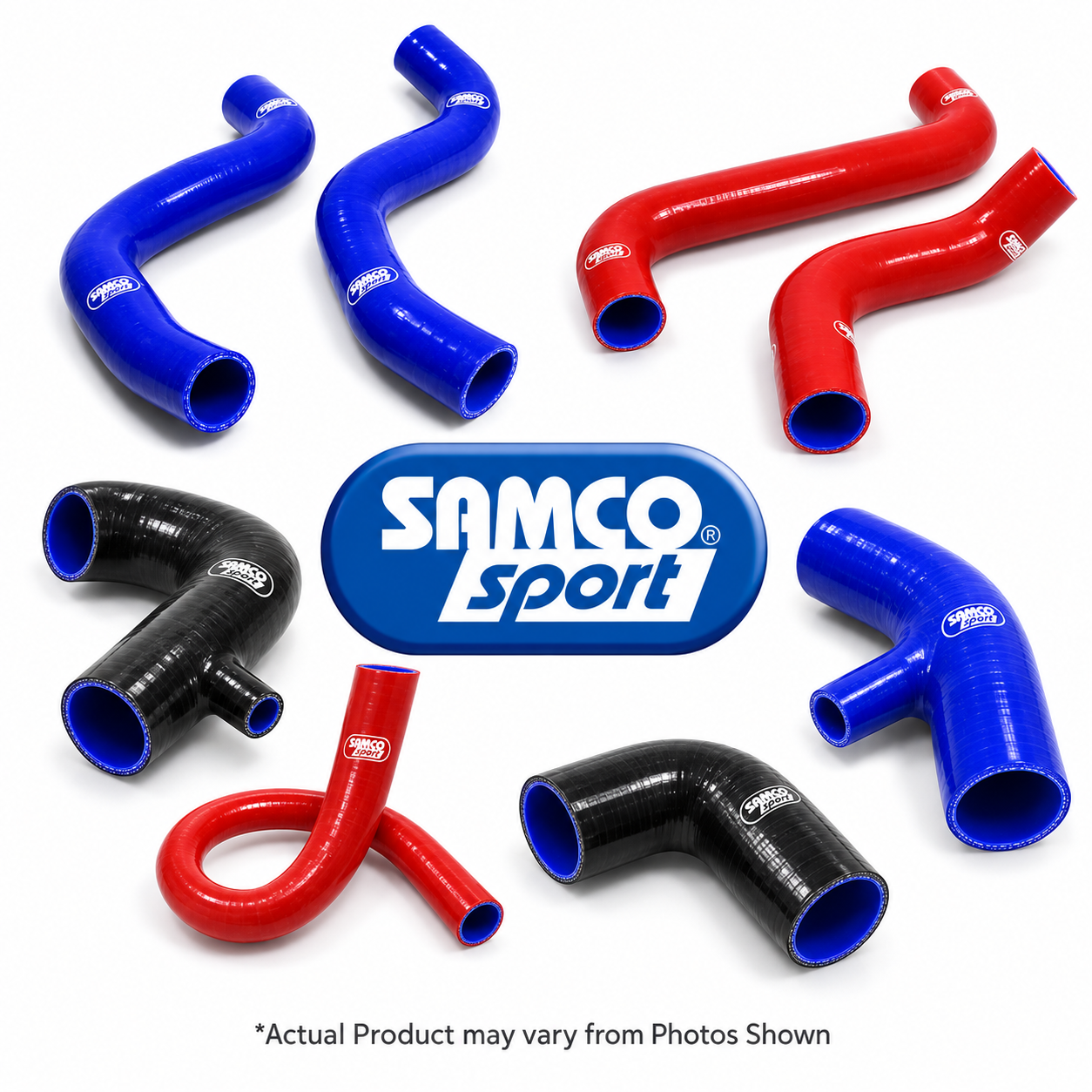 Samco Sport Silicone Radiator Hose — TB1096-BLK, Black