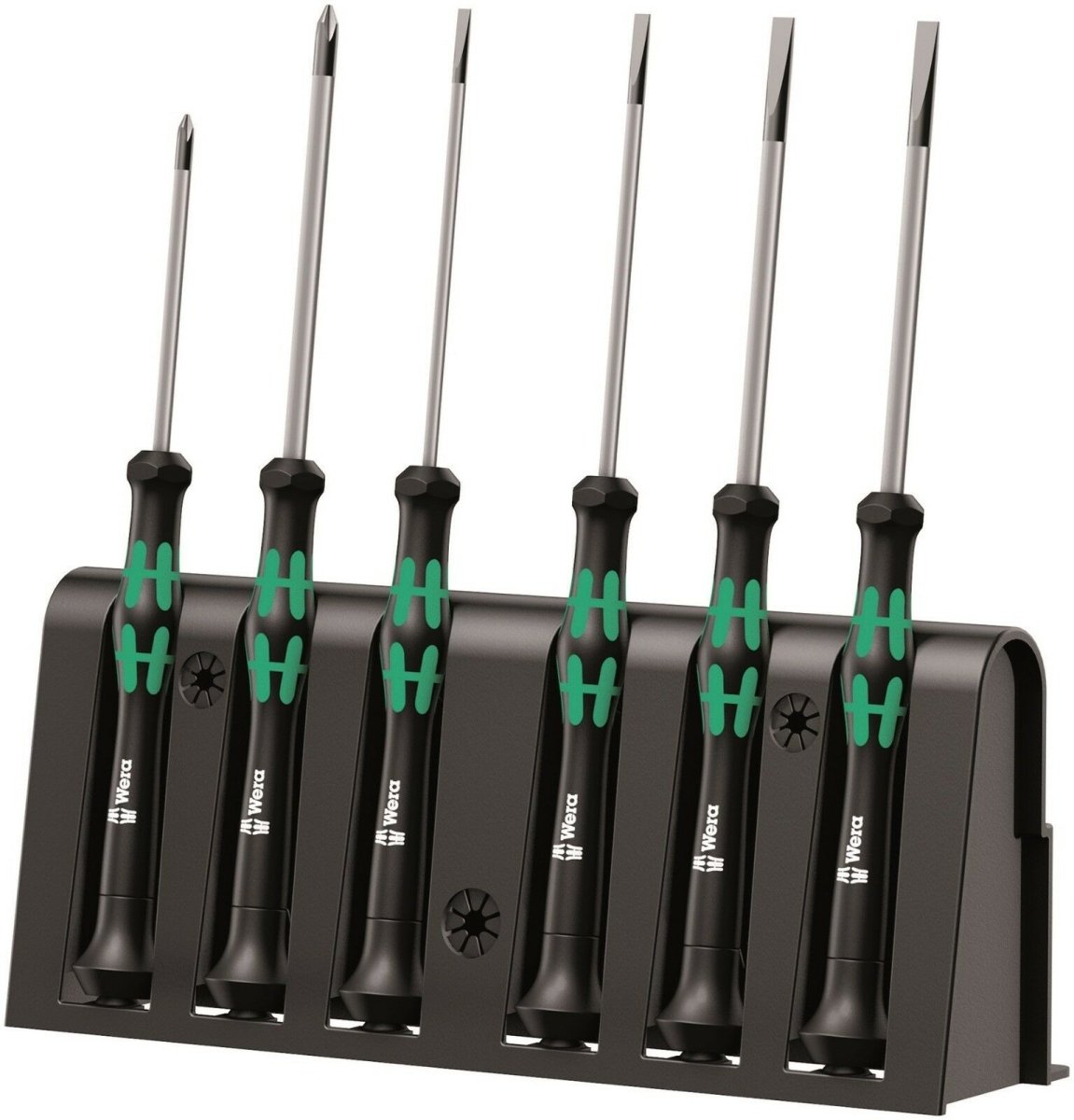 Wera 2035/6 B Micro Precision Screwdriver Set With Rack 05118152001
