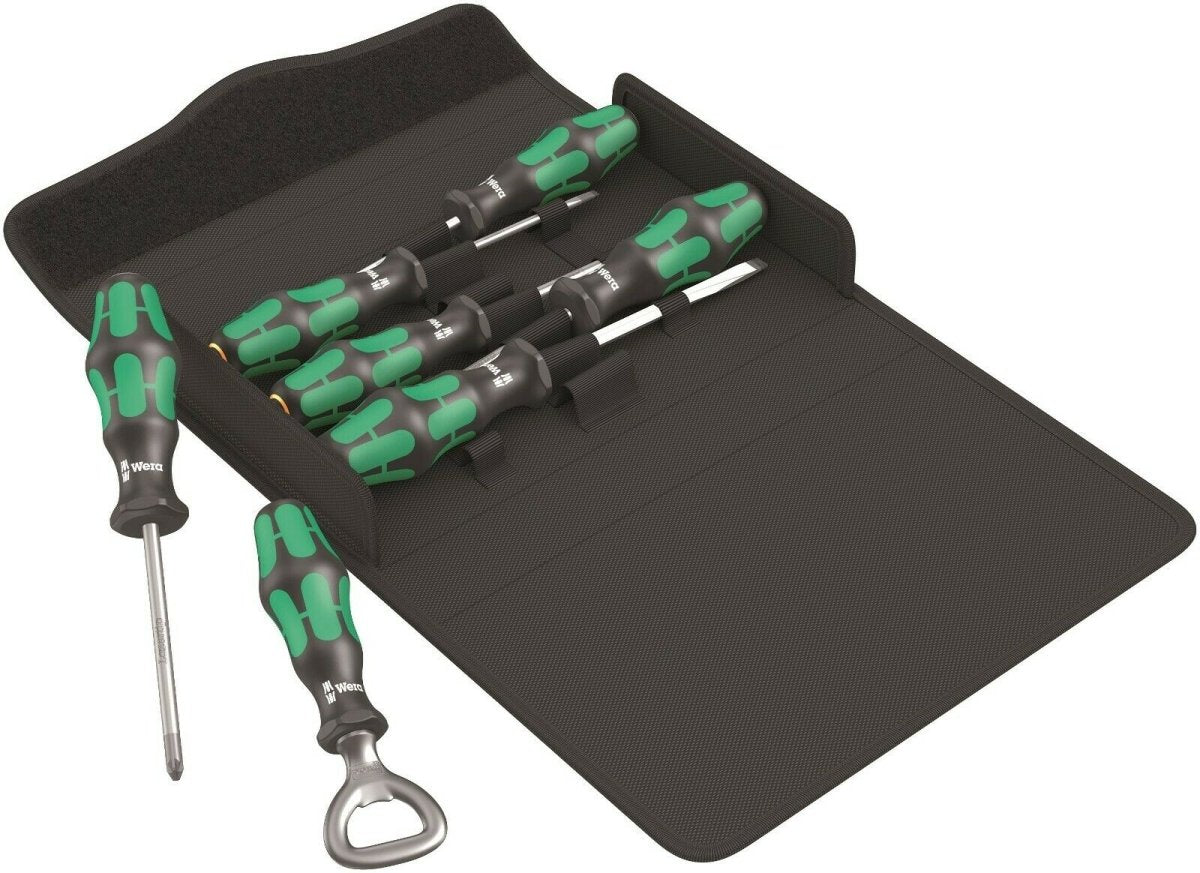 Wera 300/7 Set 3 Kraftform Plus Screwdriver Set 7 Piece 05105625001