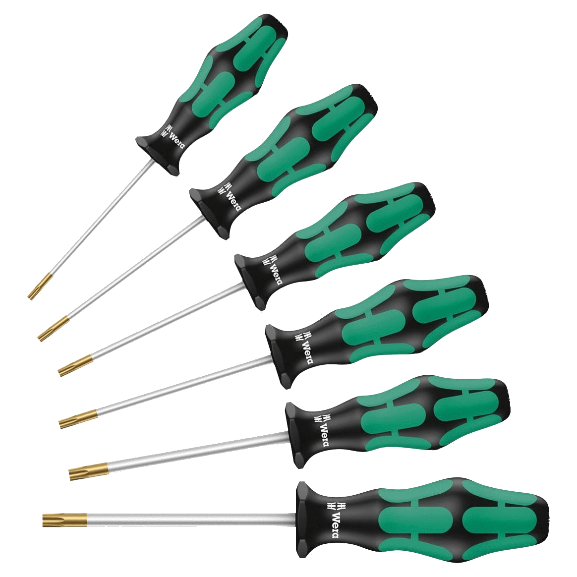 Wera 367/6 Kraftform Plus TORX® HF Screwdriver Set 6 Piece 05345221001
