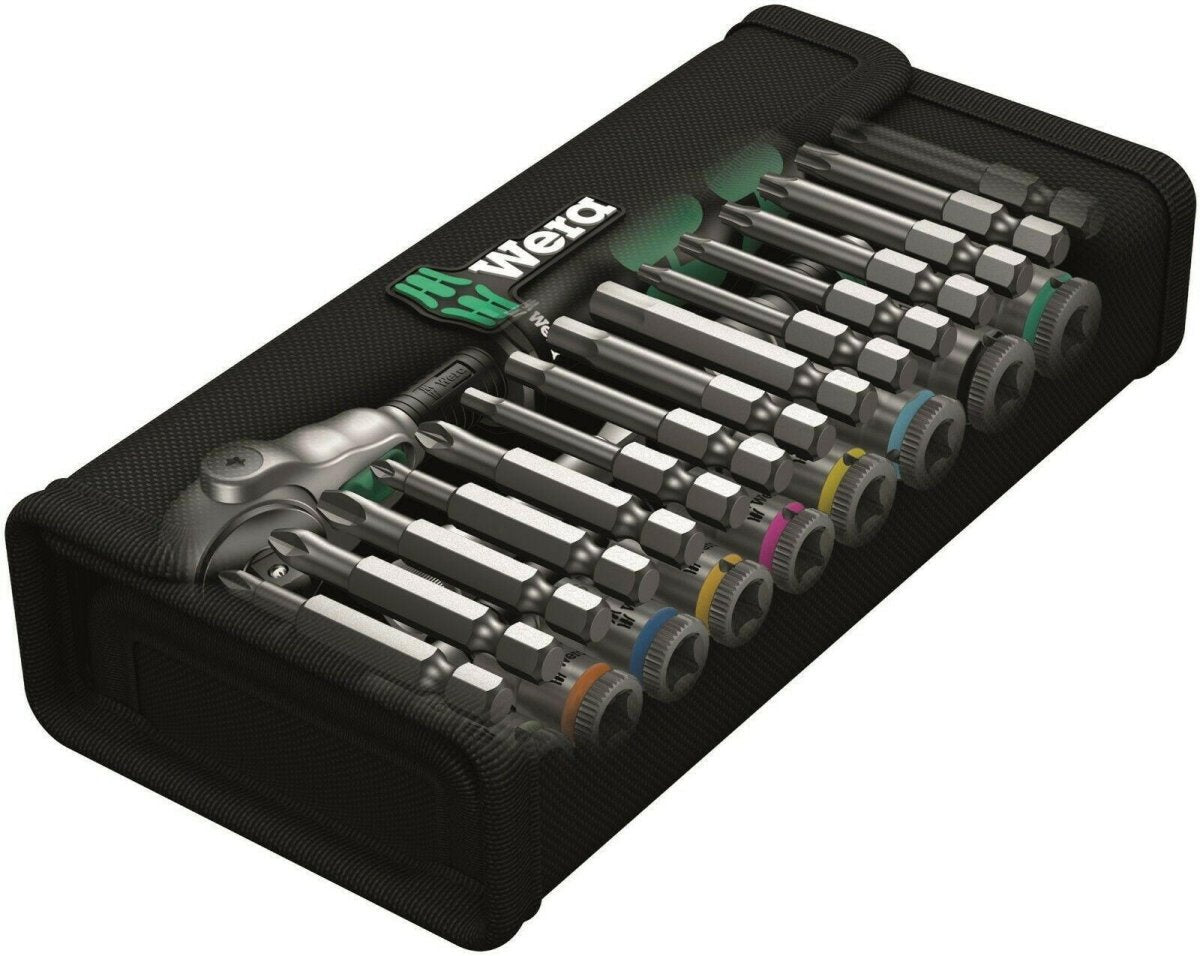Wera 8100 SA 6 Zyklop Speed Ratchet Set 1/4" Drive Metric 05004016001