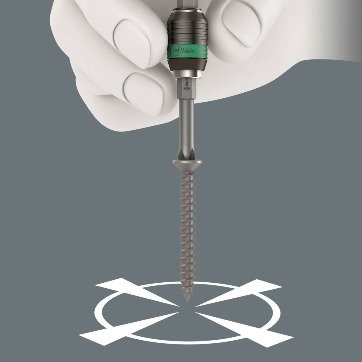 Wera 816 R Kraftform Kompakt Screwdriver With Rapidaptor Chuck 05051462001