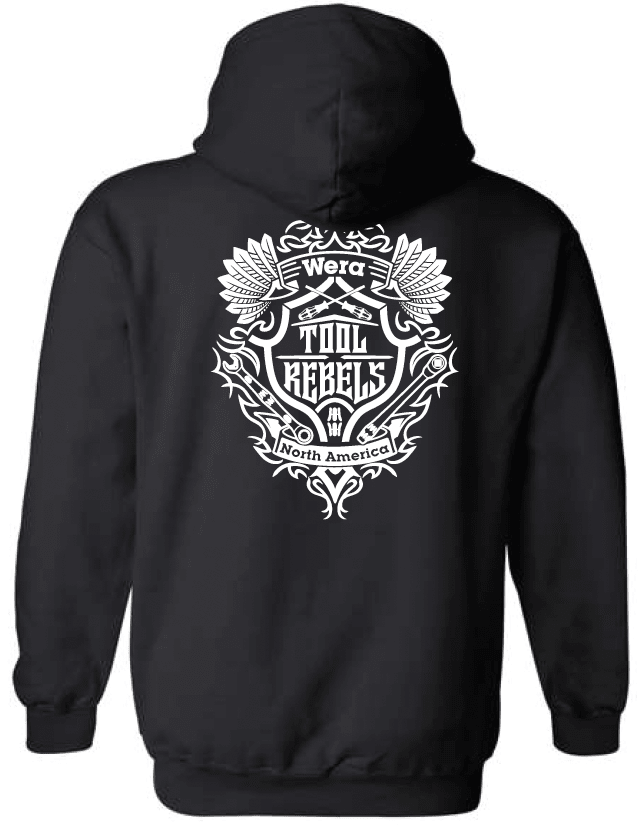 Wera Be A Tool Rebel Hoodie Black WERATRHOODIE