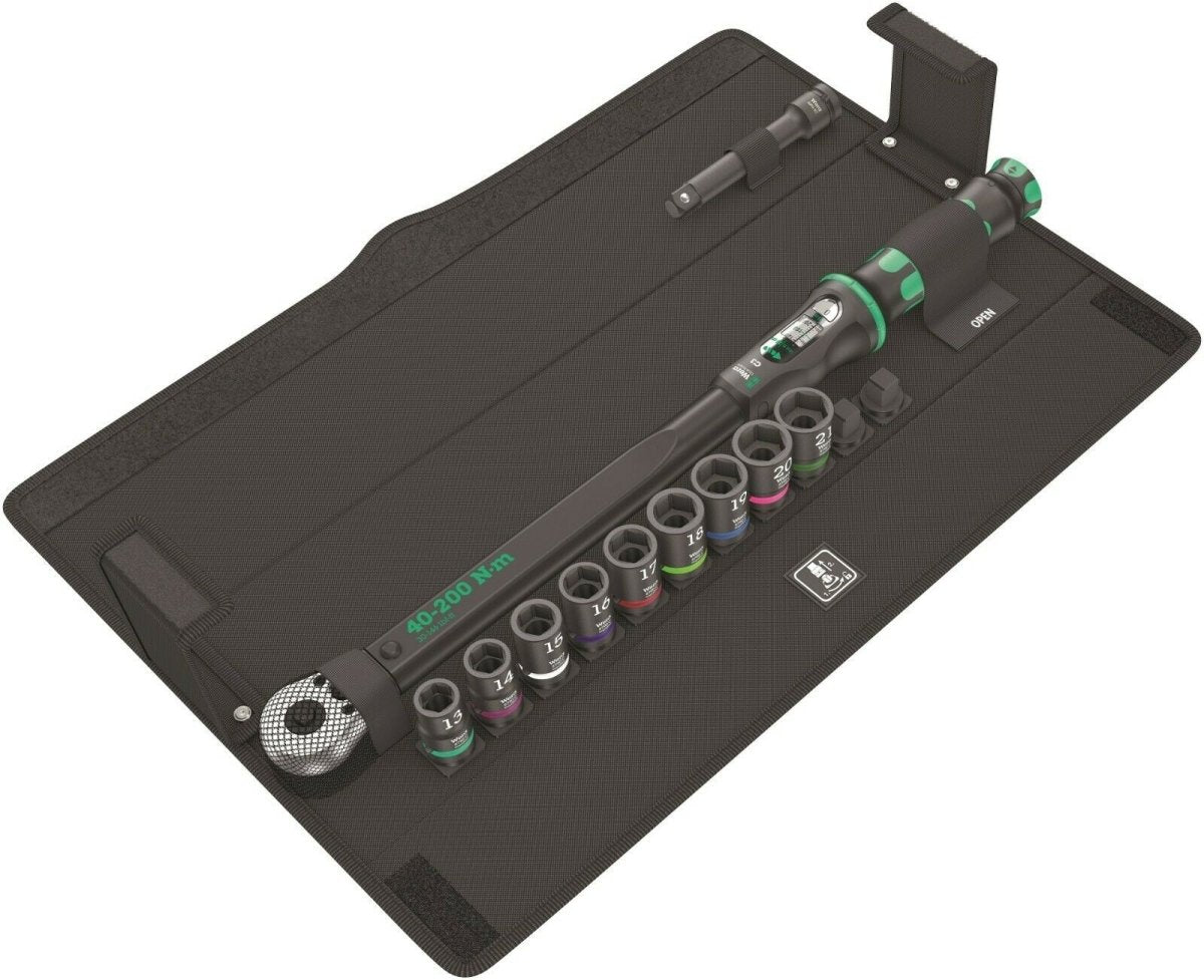 Wera C3 Click-Torque Wrench Set 2 For Cement Screws 1/2" Drive 05075681001