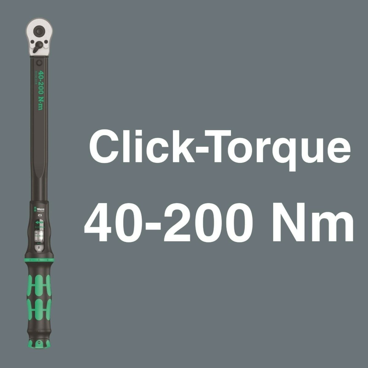 Wera C3 Click-Torque Wrench Set 2 For Cement Screws 1/2" Drive 05075681001