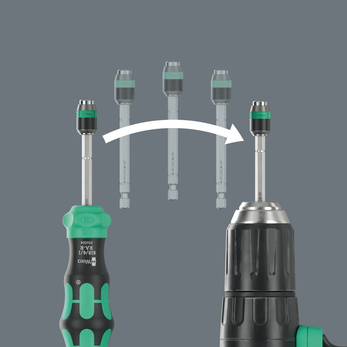 Wera Kraftform Kompakt 20 RA-R Ratcheting Screwdriver Set With Pouch 05051514001