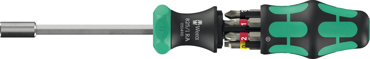 Wera Kraftform Kompakt 27 RA 1 Ratcheting Screwdriver Set 6 Pieces 05051517001