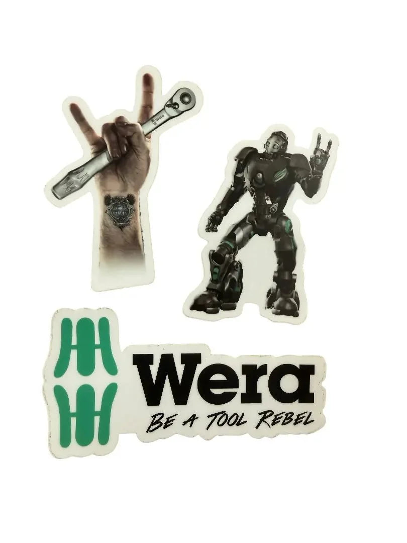 Wera Tool Rebel Vinyl Sticker Collection
